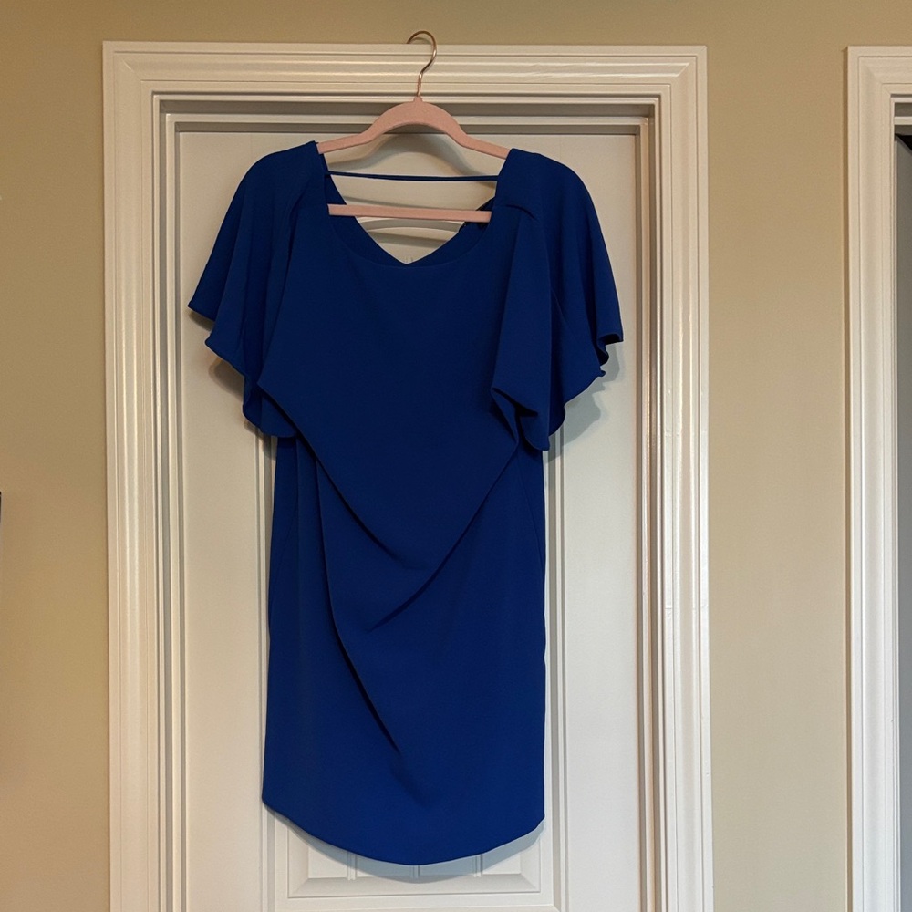 Felicity & Coco Asymmetrical Royal Blue Dress